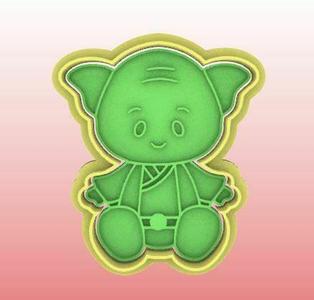 BABY YODA CUTTER AND STAMP