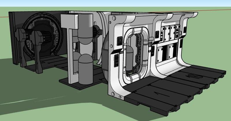 Tantive IV Death Star Plans Section