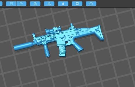 1/12 gi joe classified style rifle