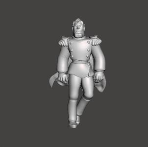 HEAVY METAL CAPTAIN LINCOLN F STERNN MINIATURE MODEL FANTASY GAMES RPG DND