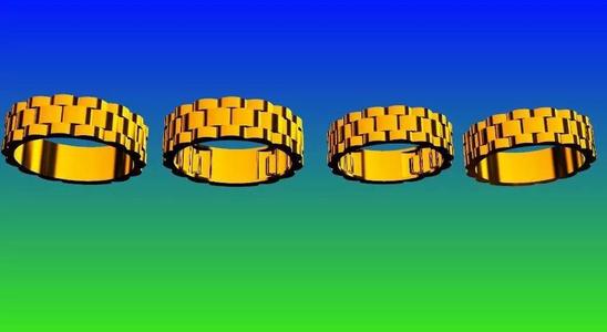 4 Rings four metal