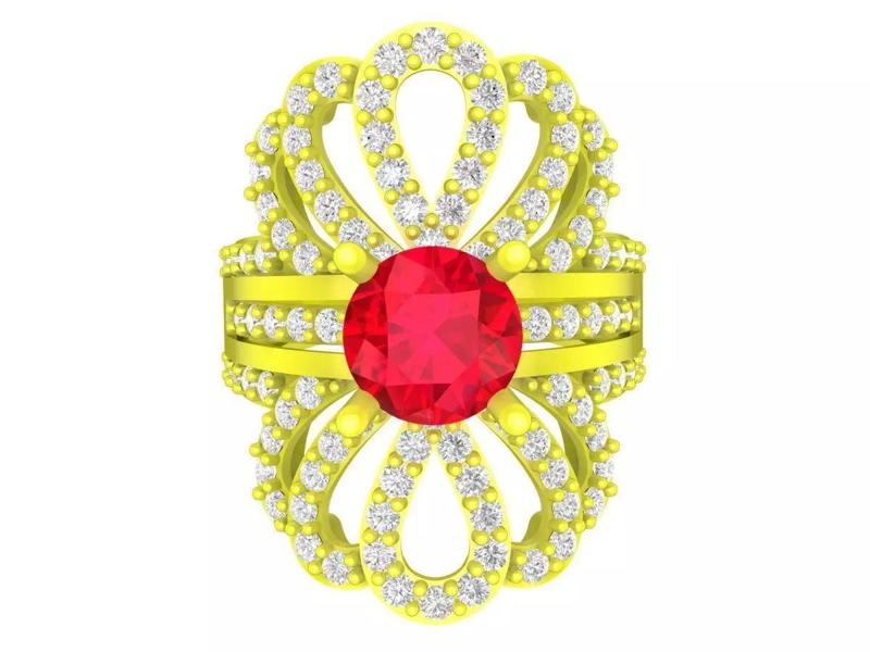 7892 luxury diamond women fashion ring