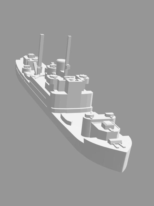 German Sperrbrecher 27 1:1200 WW2