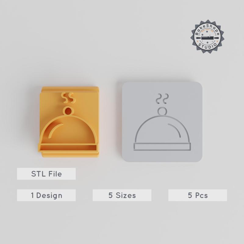 Thanksgiving Celebration Stamp Tile Set, 5 Sizes, Perfect for Clay, Cookies & Fondant