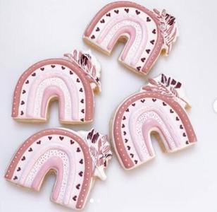 4 sizes - Rainbow Boho Cookie Cutter - SHARP cutting edges - So Versatile!