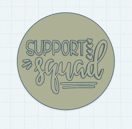 Support Squad Cookie Cutter