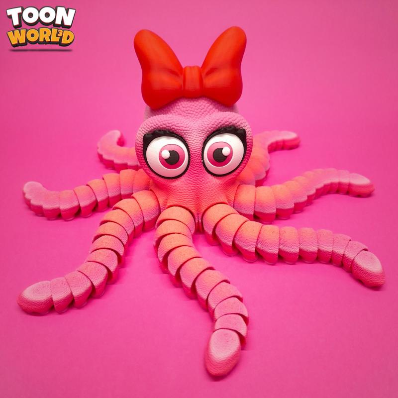 Flexi Cute Octopus Girl