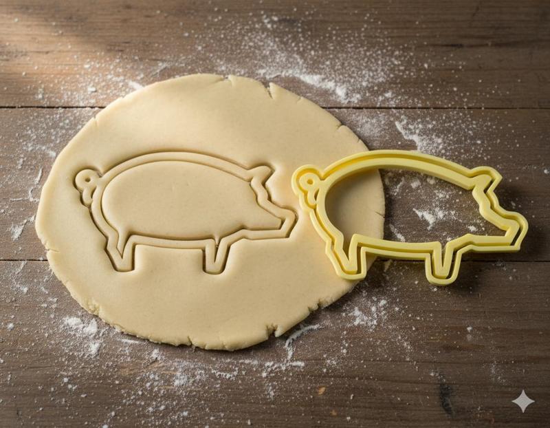 Pig Cookie Cutter
