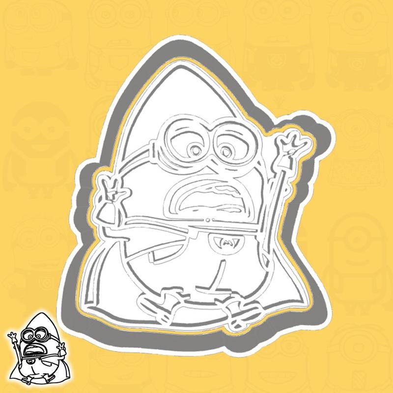 Minions / Despicable Me cookie cutters - Mega Minion (Gus) (style 17)