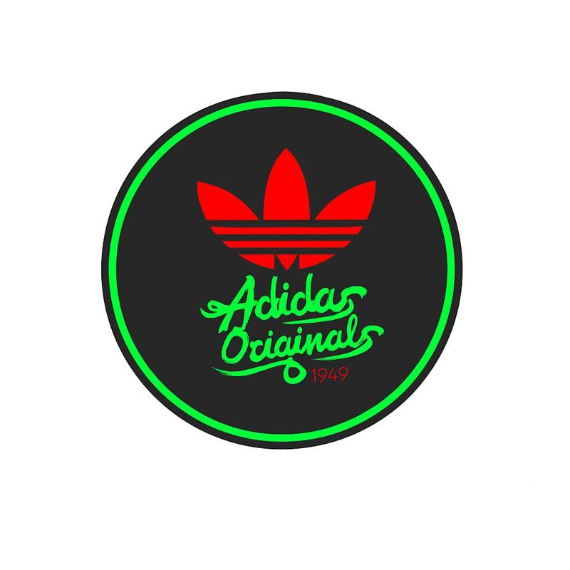 adidas originals coaster - embossed / straight