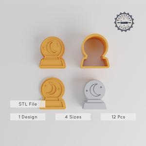 Magic Ball Bath Bomb Mold Set, 4 Sizes, Mystical Orb & Wizard Theme Collection