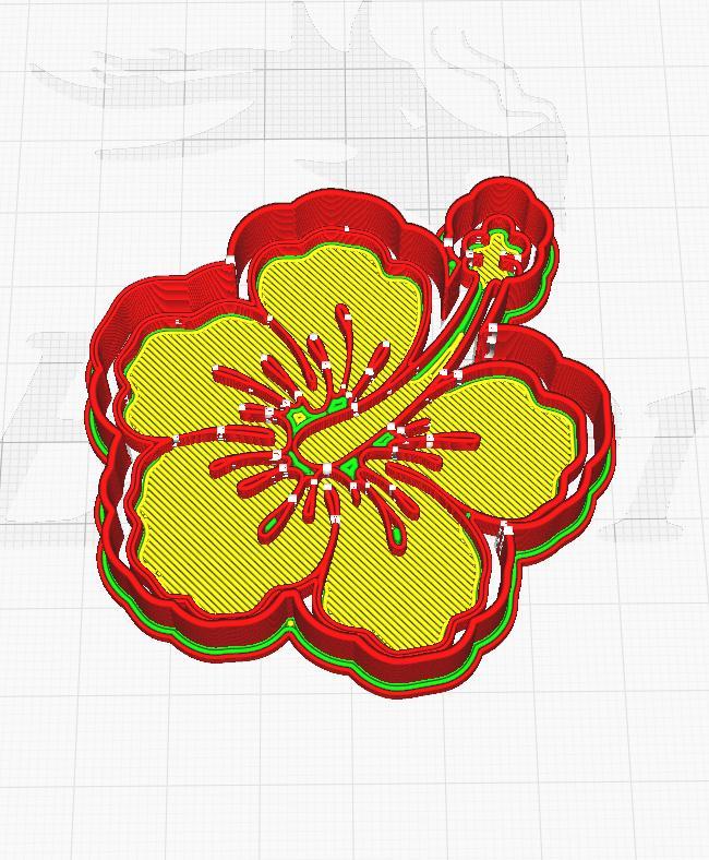 Flor hawaiana cortante // hawaiian flower cookie cutter