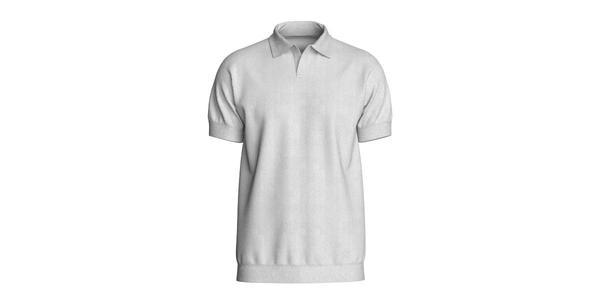 Men Short Sleeve Polo Without Button  | Marvelous / Clo3d / obj / fbx