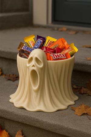 Ghostly Halloween Candy Bowl – Spooky 3D Printable Treat Holder