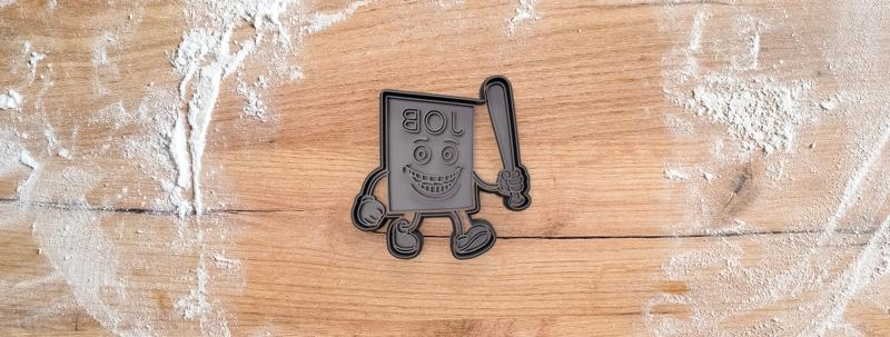 JOB JOB JOB SAHUR cookie cutter from Brainrot Italian