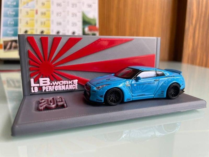 Mini GT LB Nissan GTR Display Base
