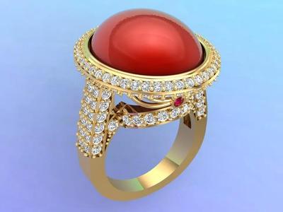 Gemstone Rings - Oval stone ring - Womens Rings