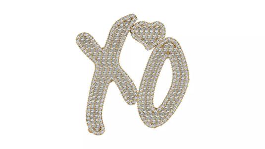 Love Script Diamond Pendant