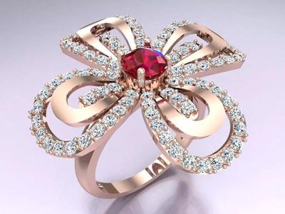 Flower Rings - Womens Ring - N2323