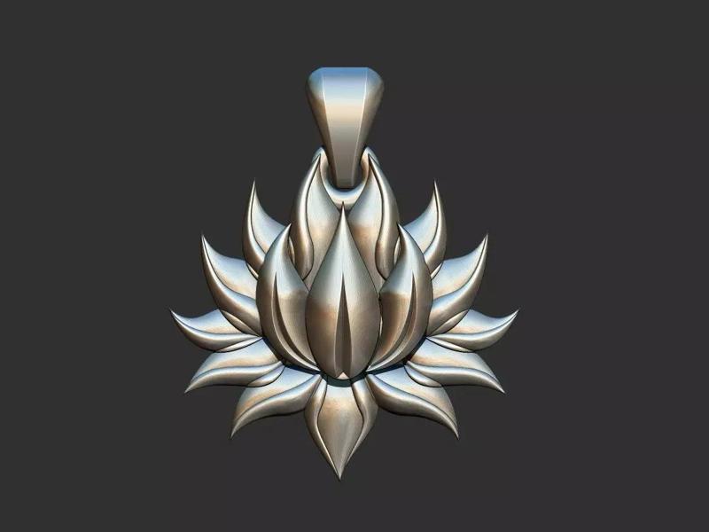 Lotus Flower Pendant