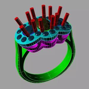 Fine Jewelry Women Trilogy  anello pave an 177