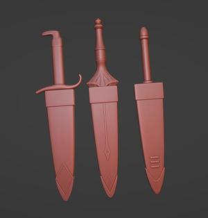 Vax'ildan daggers for cosplay