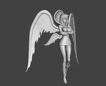 Sariel Girl Seven Deadly Sins 3D Model