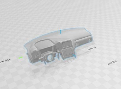 DASHBOARD GTR r35 v1 SADS RC DRIFT 1/10