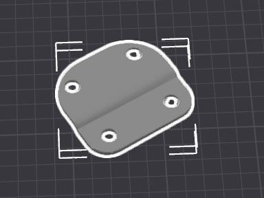 Harley Davidson Screen Bracket - 70's Shovelhead