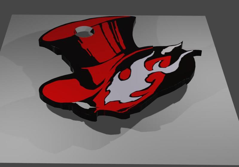 Persona 5 Phantom Thief Keychain COLOURED