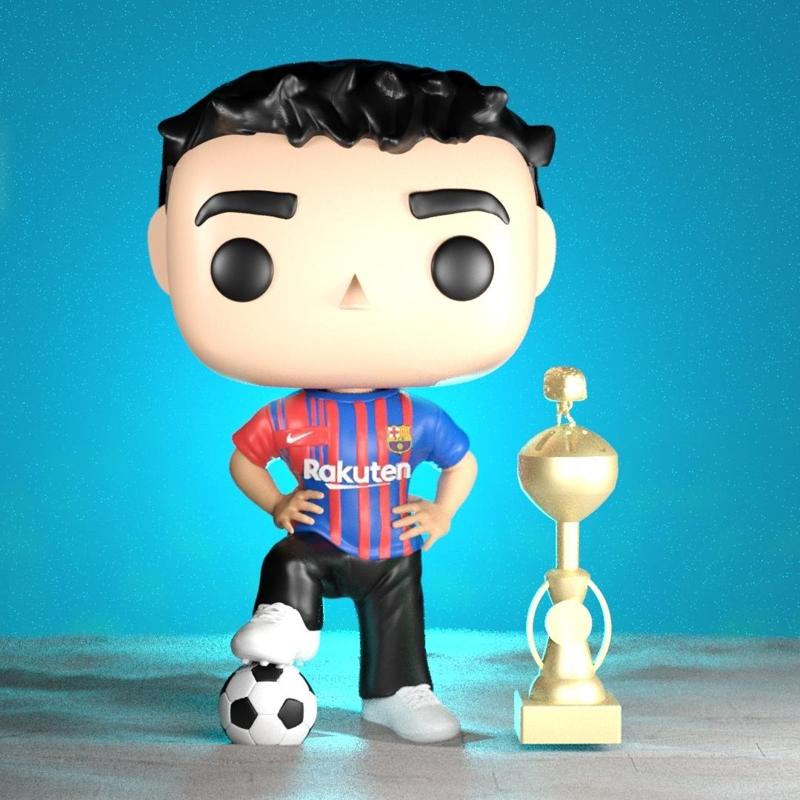 Funko pop soccer fan barcelona
