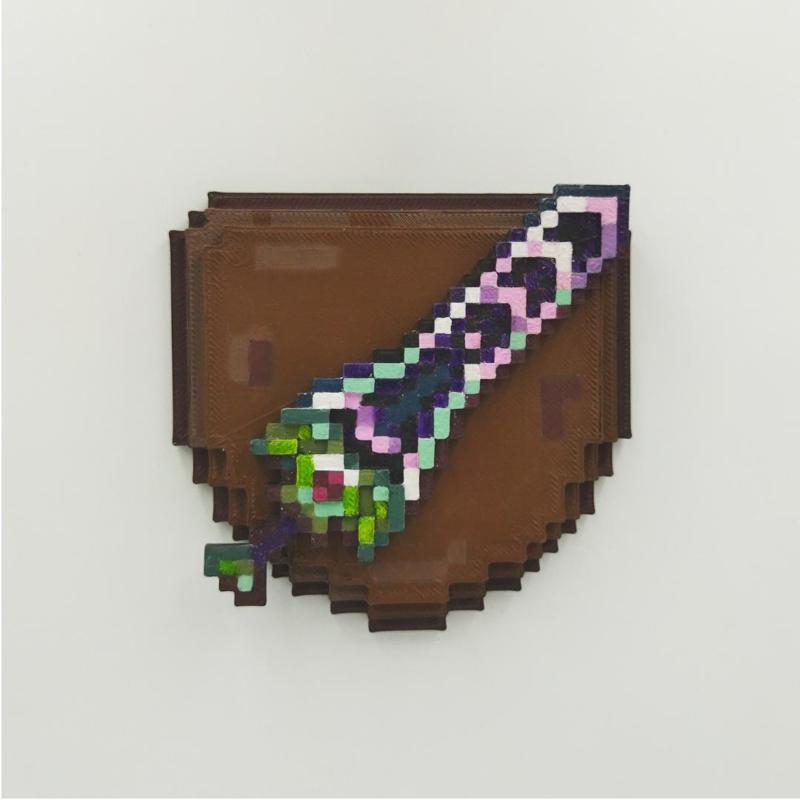 Terraria Zenith sword on rack (wall decoration)
