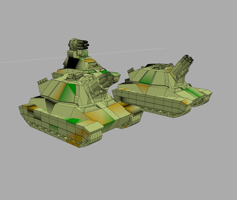 Gatling gun AA - 6mm