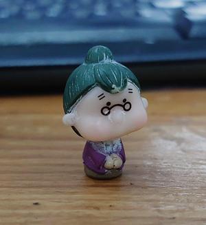 Charming Grandma 3D Model for Play, Cake Toppers, and Decor