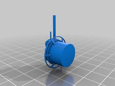 Zippo Flamethrower turret for Vietnam era 1/72 scale