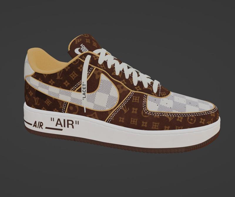 Niken Air Force 1 Louis Vuitton