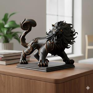 Lion statue