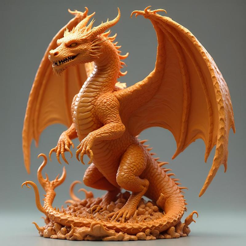 Crimson Wyrmling: 28-32mm Fantasy Dragon