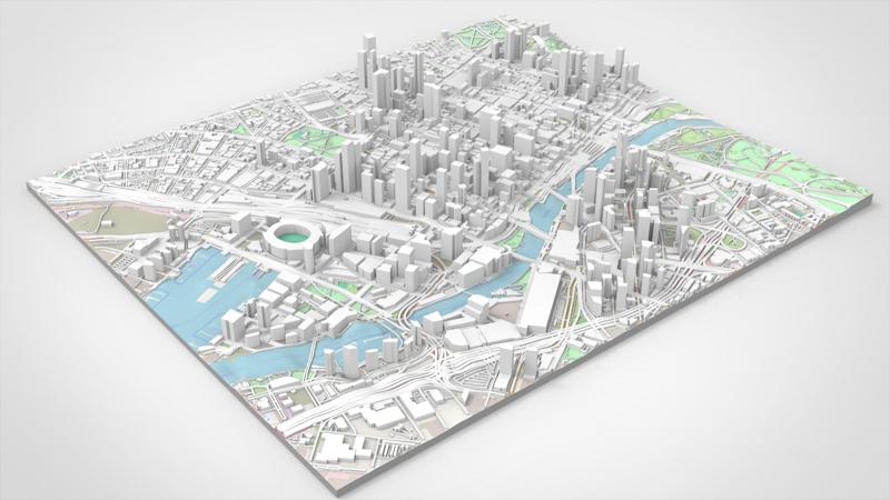 Cityscape Melbourne Australia