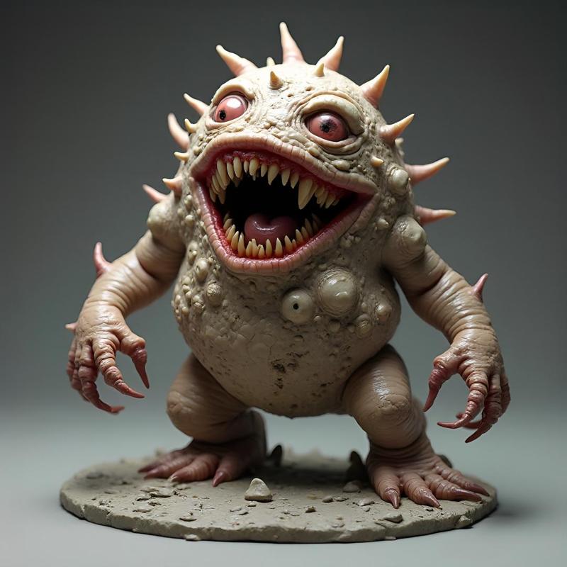 Gnarltooth Grotesque: 28-32mm FDM/Resin STL