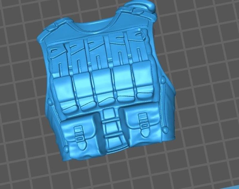 1/12 gi joe classified vest  "BEACHHEAD V1"