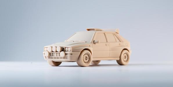 Lancia Delta HF Integrale 3D Model Car
