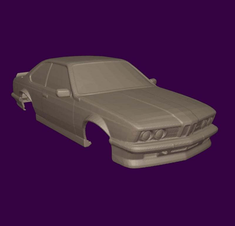 RC BODY BMW E24 CYBERBODY 3D STL PRINT