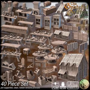 Medieval Tavern Terrain Set