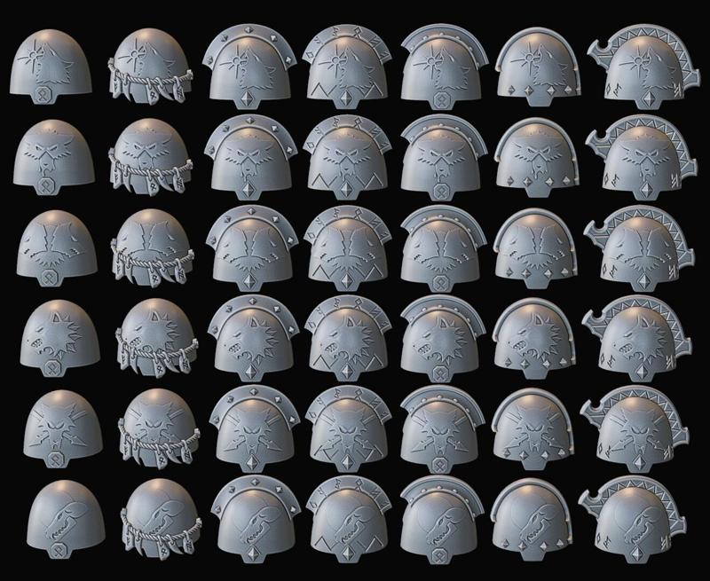 Viking Warrior Extermi Shoulder Pads Set01 Re-Upload