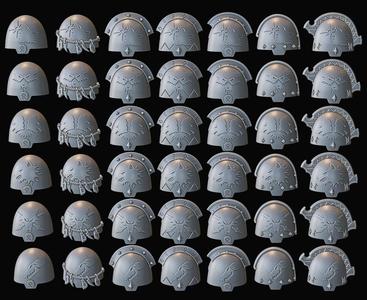 Viking Warrior Extermi Shoulder Pads Set01 Re-Upload