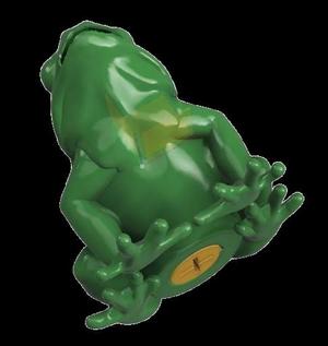 piggy bank frog