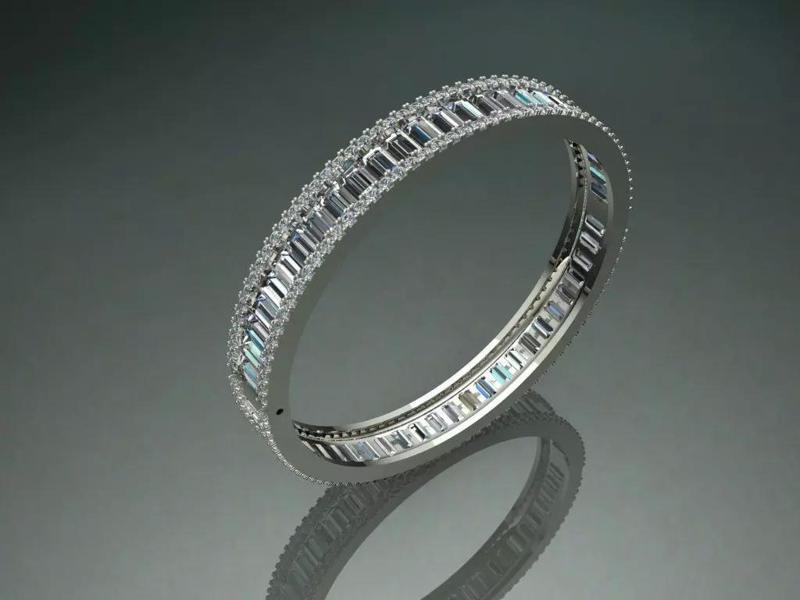 Bracelet diamond emerald baguette jewelry new arrival hot trend