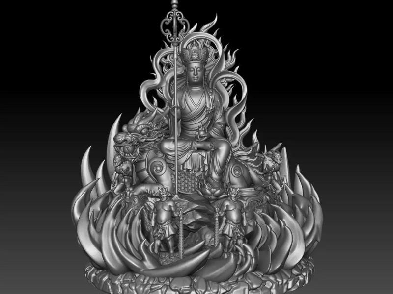 Bodhisattva 3D model