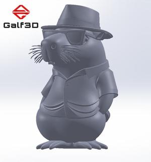 Capibara Relax : 3D chibi/funko style model 🦫✨